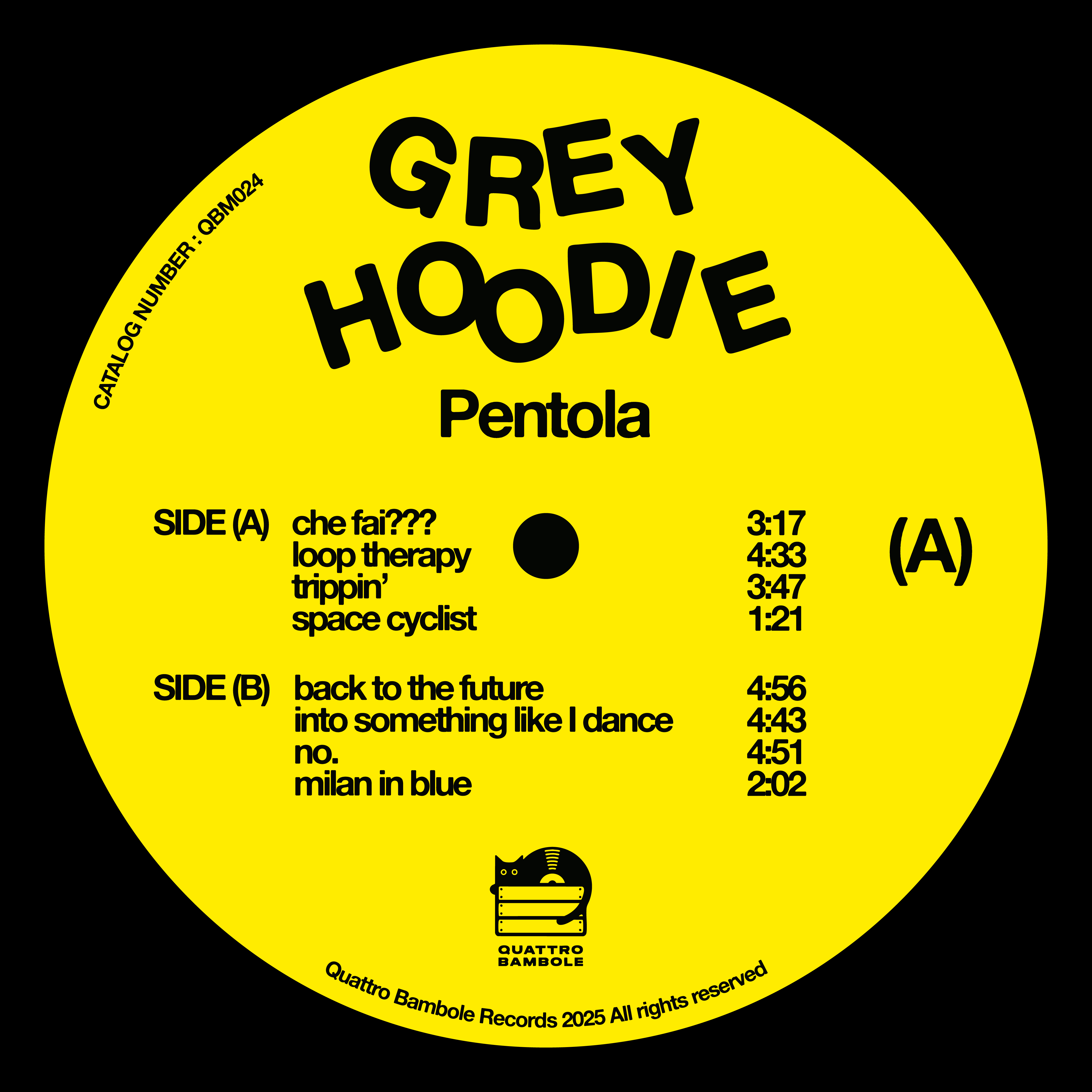 Grey Hoodie Vynil Cover 5