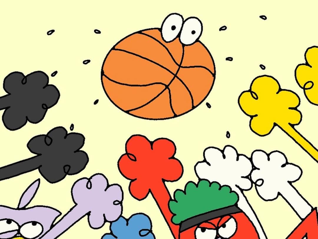 NBA Editorial Illustration